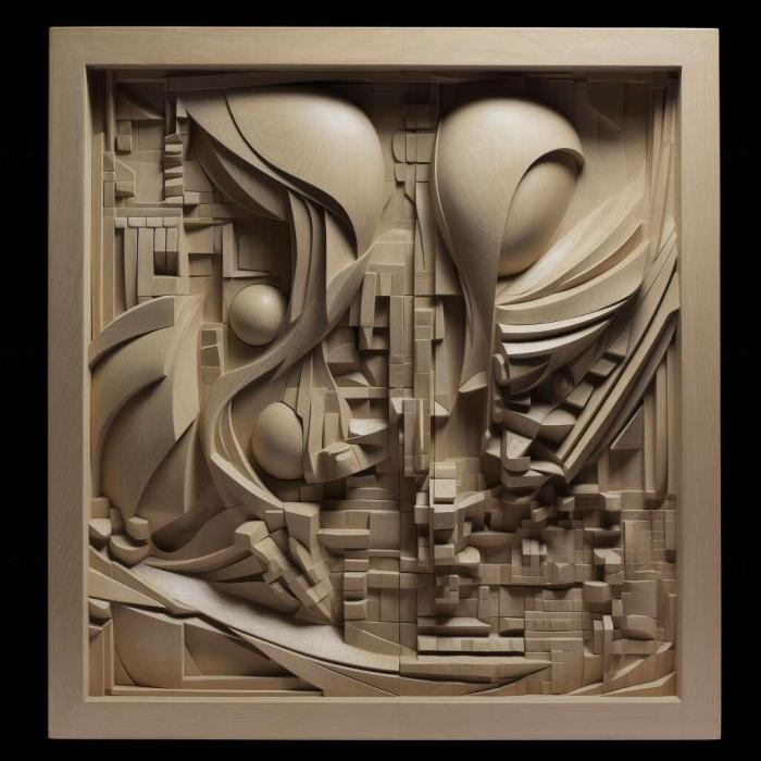 نموذج ثلاثي الأبعاد لآلة CNC 3D Art 